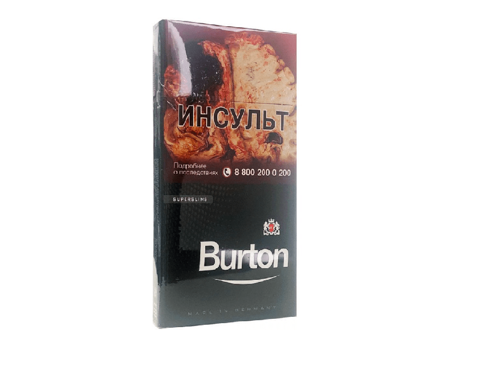 Сигареты Burton Black Superslims Сигареты Burton Black Superslims