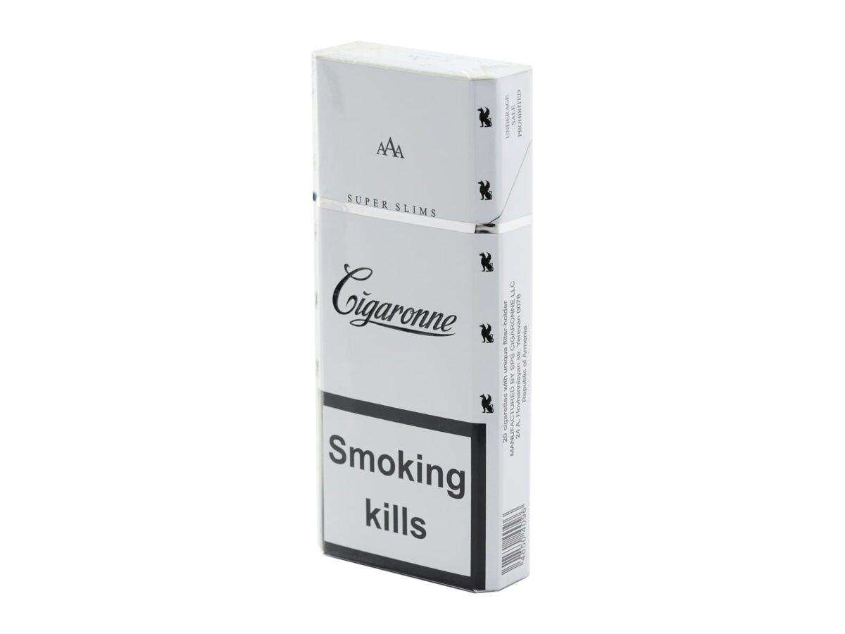 Сигареты Cigaronne Super Slims White Сигареты Cigaronne Super Slims White